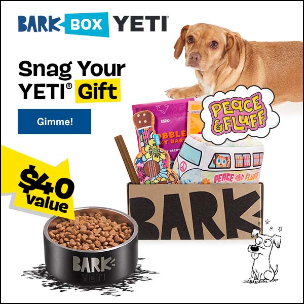 Barkbox Holiday Deal: Signup For Your First Box & Get A FREE YETI Dog Bowl For Your Pup!