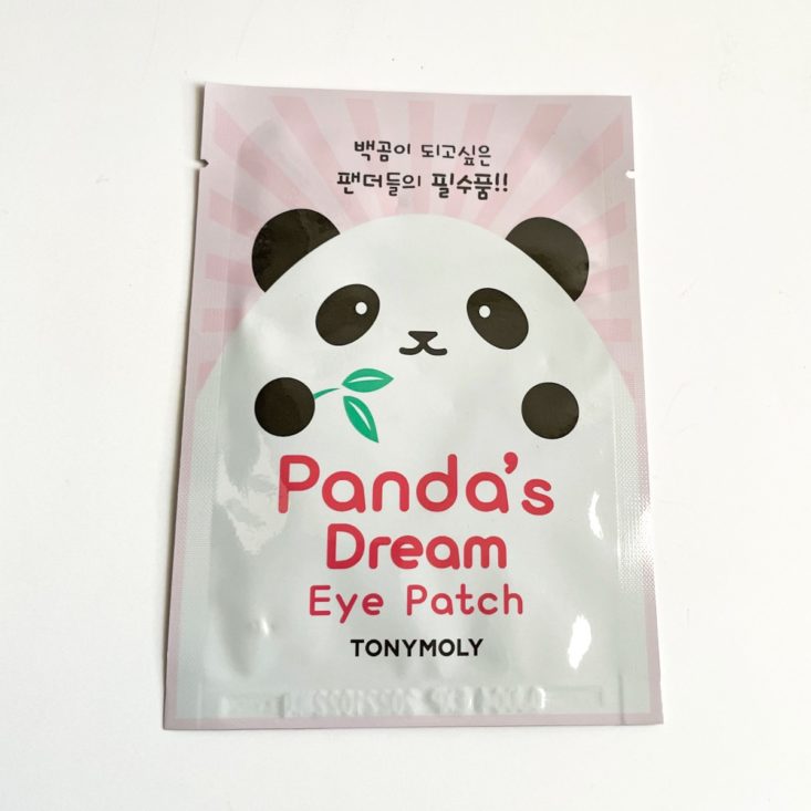 eye mask with panda on front