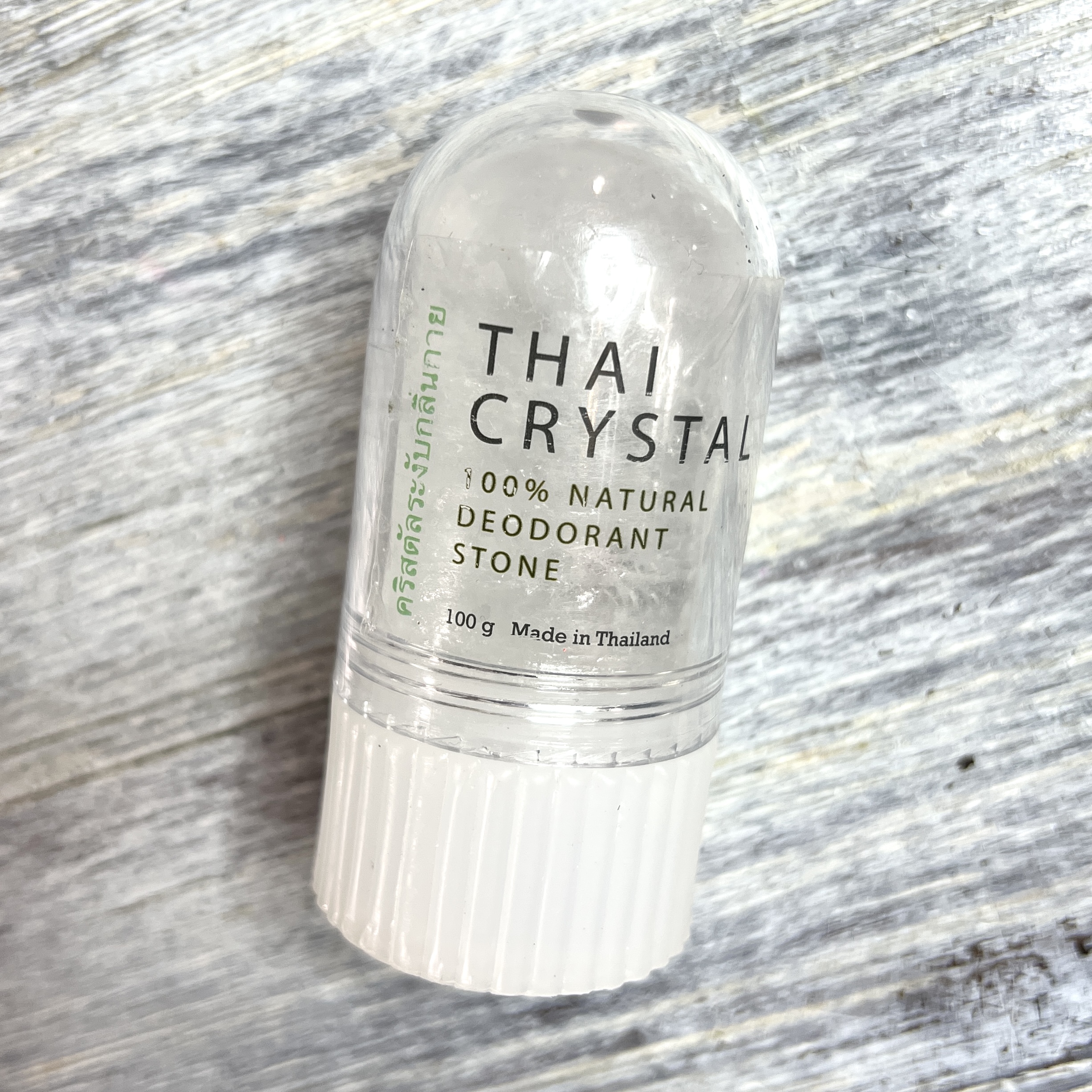Front of Thai Crystal Deodorant for The Beauty Box by Bombay and Cedar November 2021
