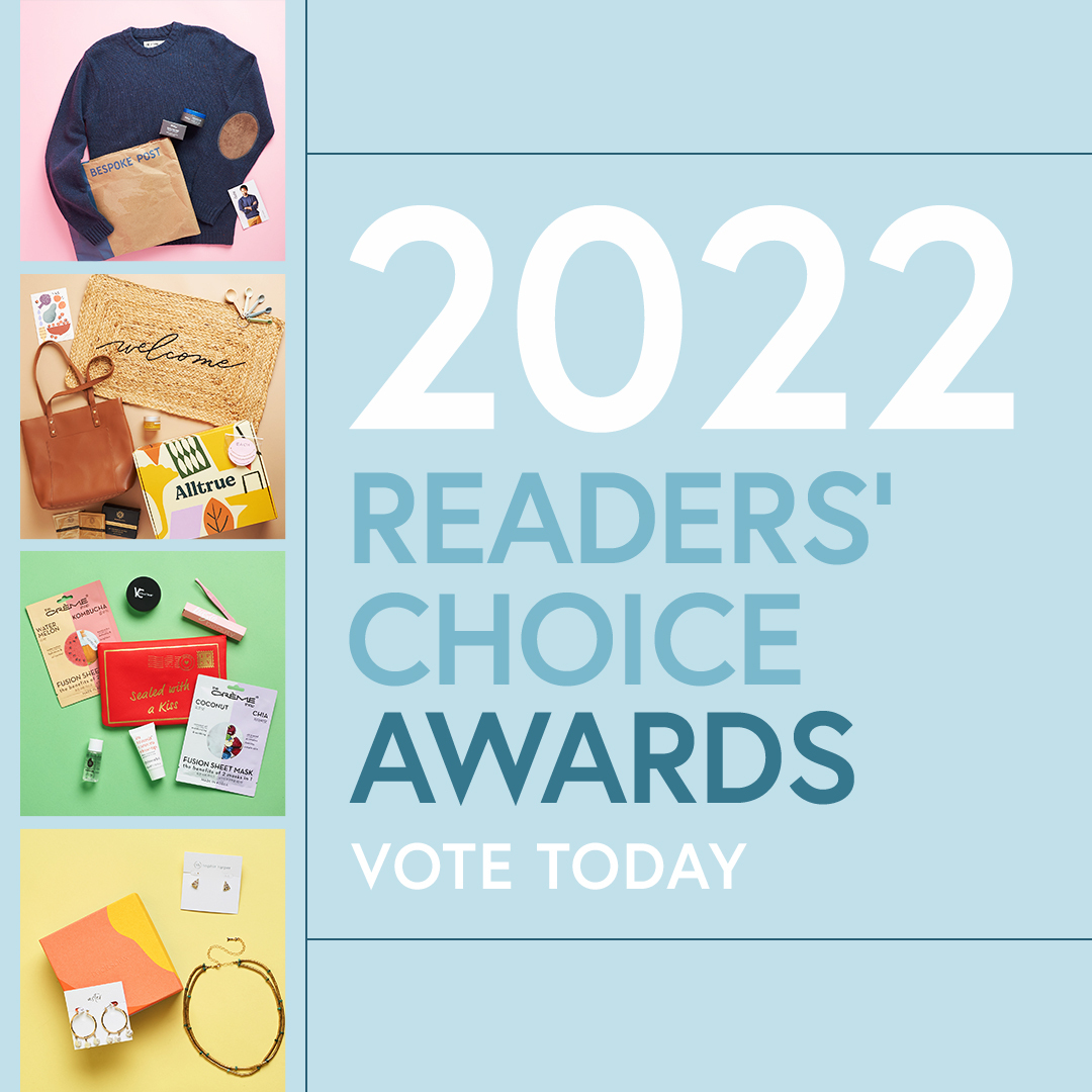 Last Chance – Vote Now For the 2022 Readers’ Choice Subscription Box Awards