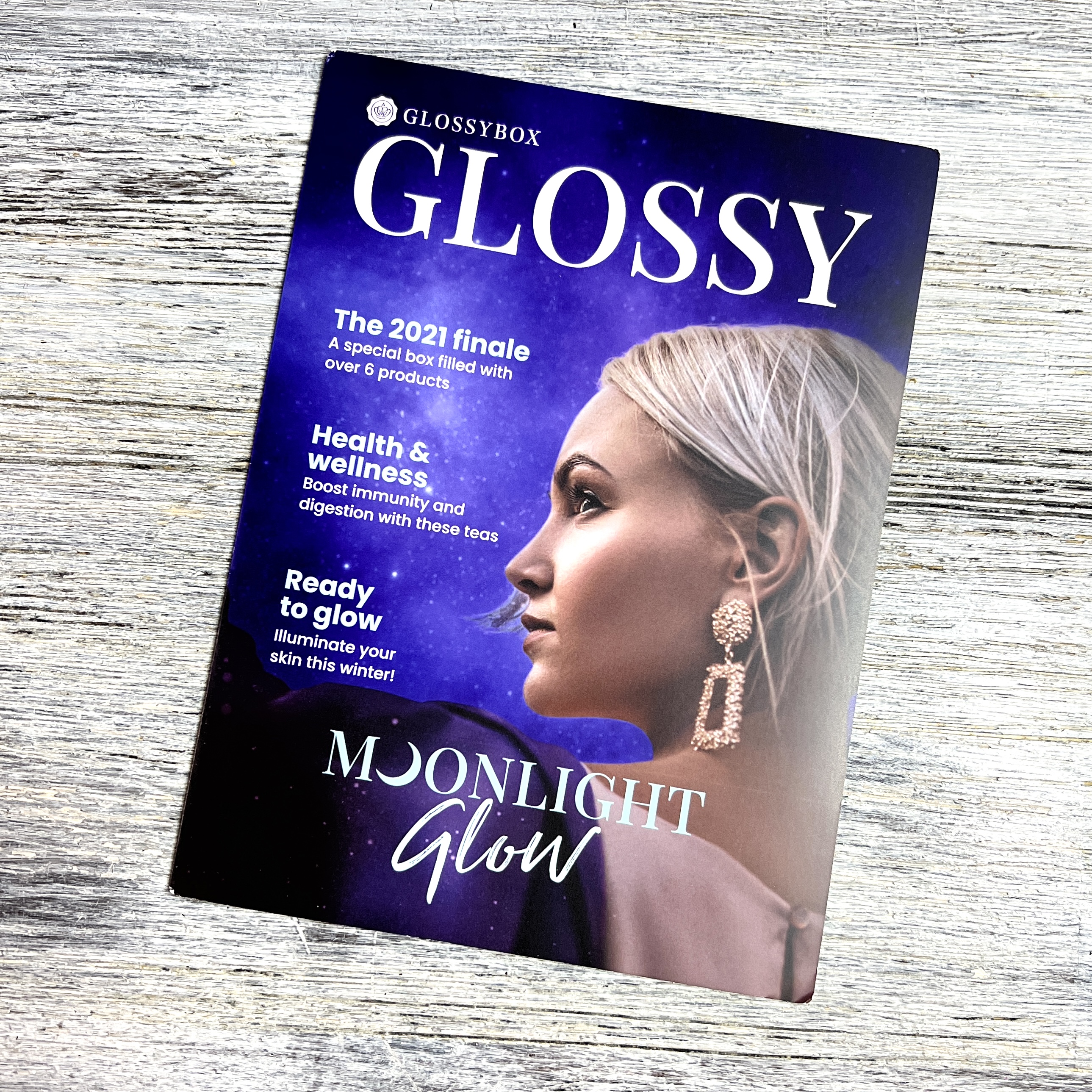 Front of Book for GlossyBox December 2021