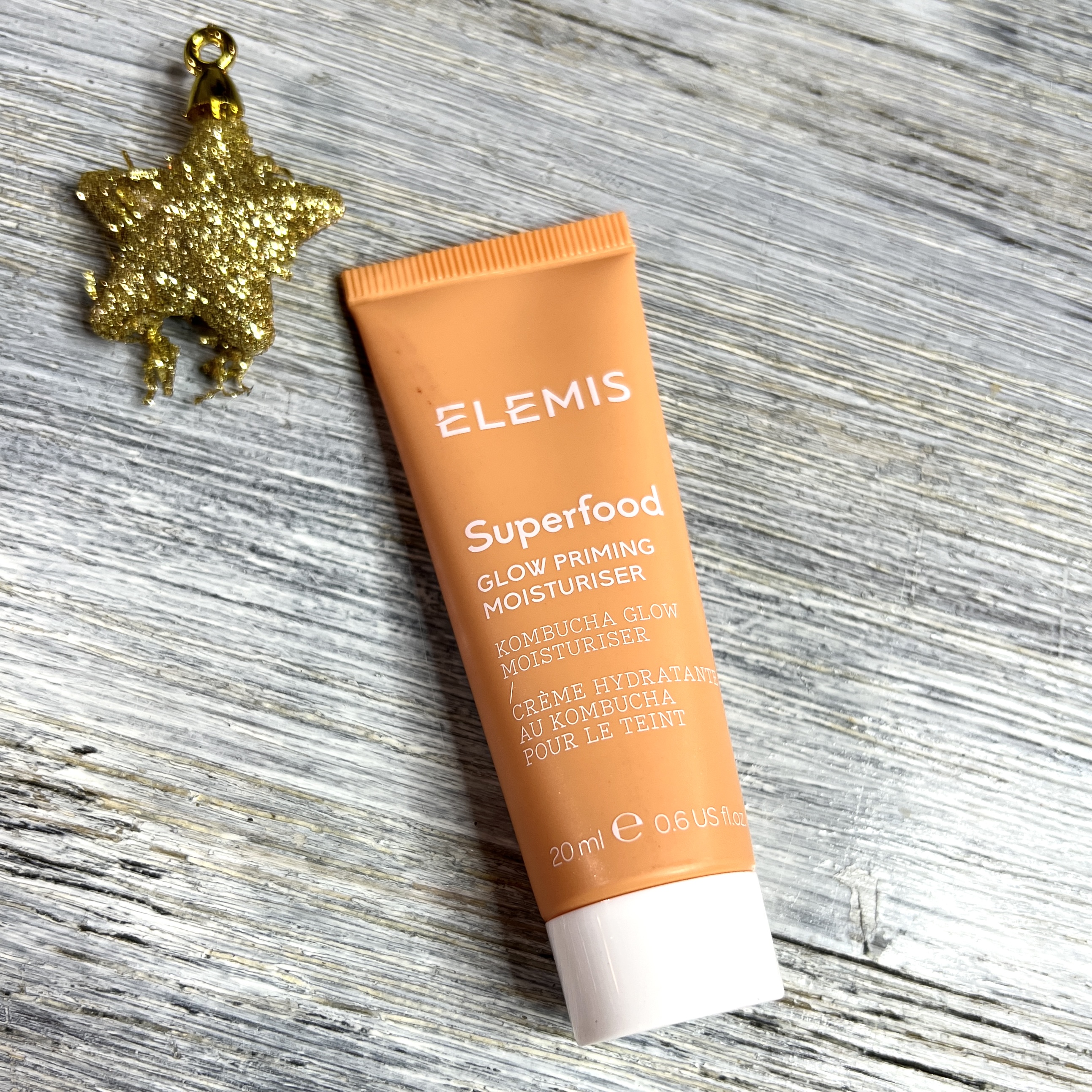 Front of Elemis Superfood Glow Priming Moisturizer for GlossyBox December 2021