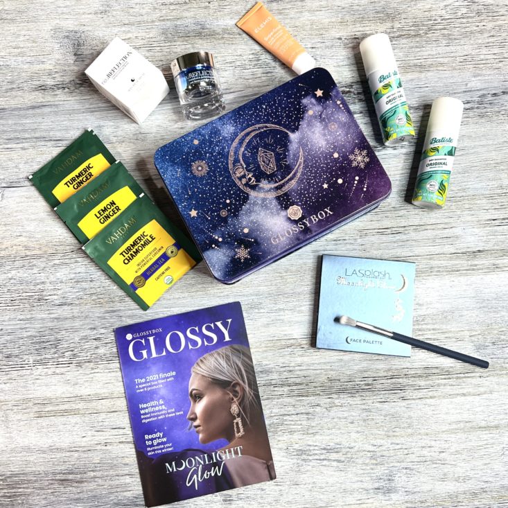 Full Contents for GlossyBox December 2021