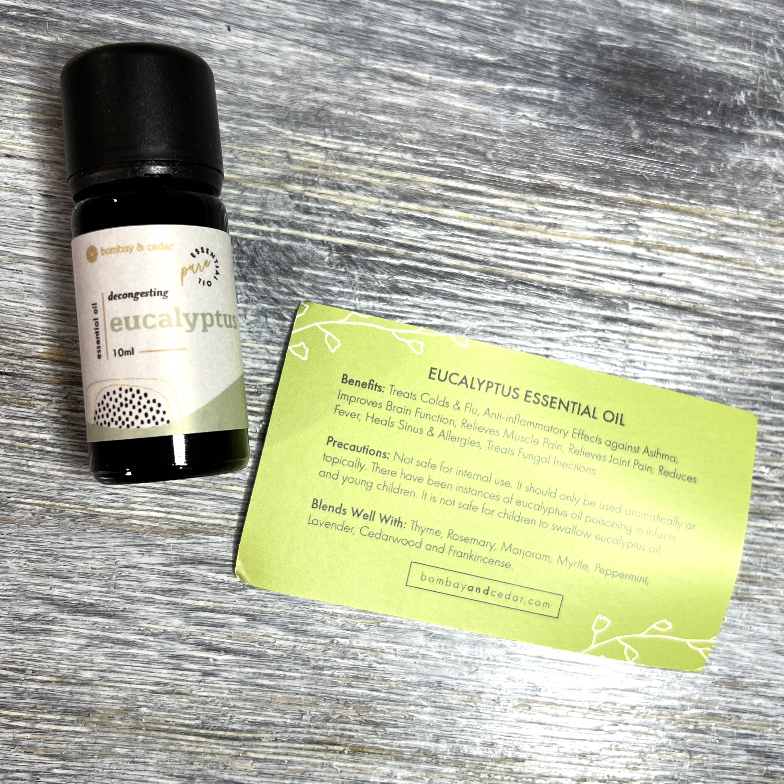 Eucalyptus Essential Oil for Bombay and Cedar Lifestyle Box October 2021
