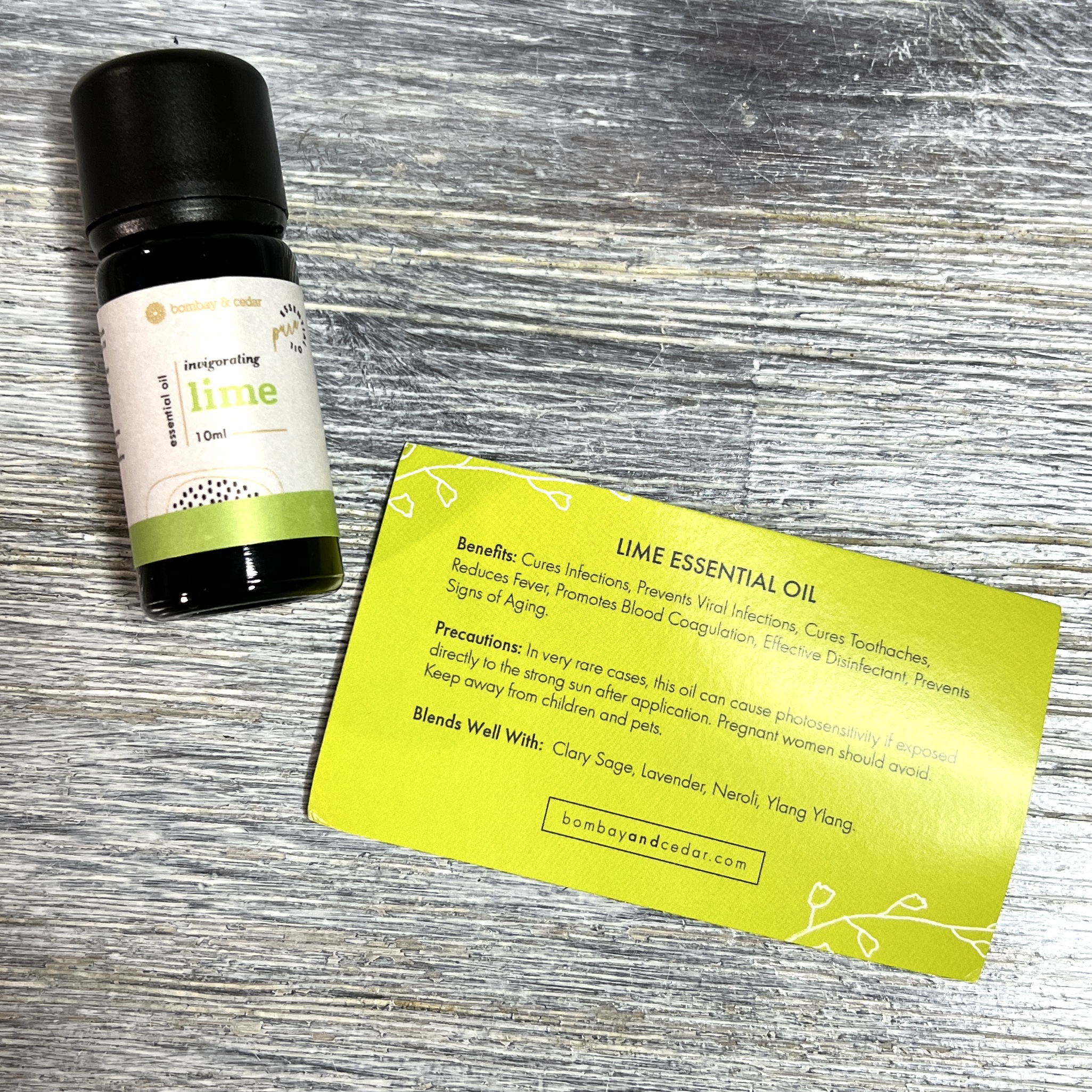 Bombay and Cedar Lime Essential Oil for Bombay and Cedar Lifestyle Box October 2021
