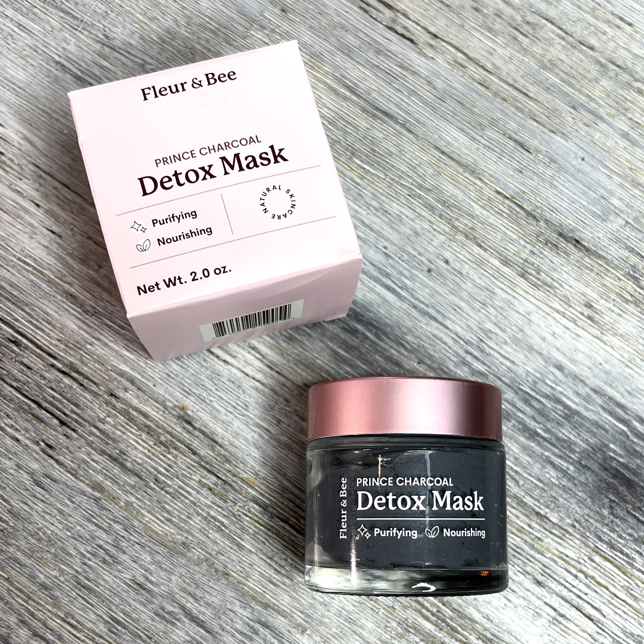 Front of Fleur and Bee Detox Mask for Bombay and Cedar Lifestyle Box October 2021