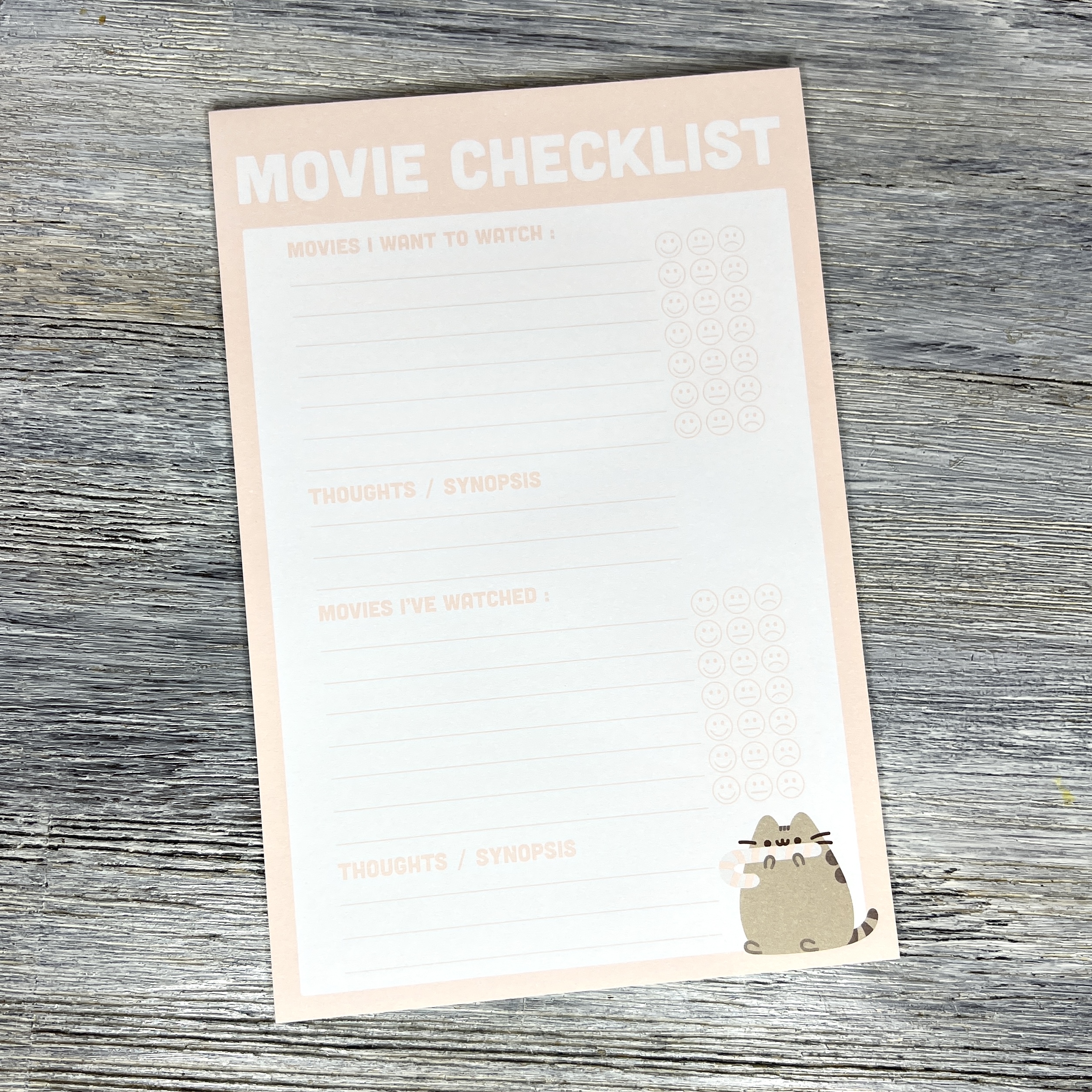 Movie Checklist for Pusheen Box Winter 2021