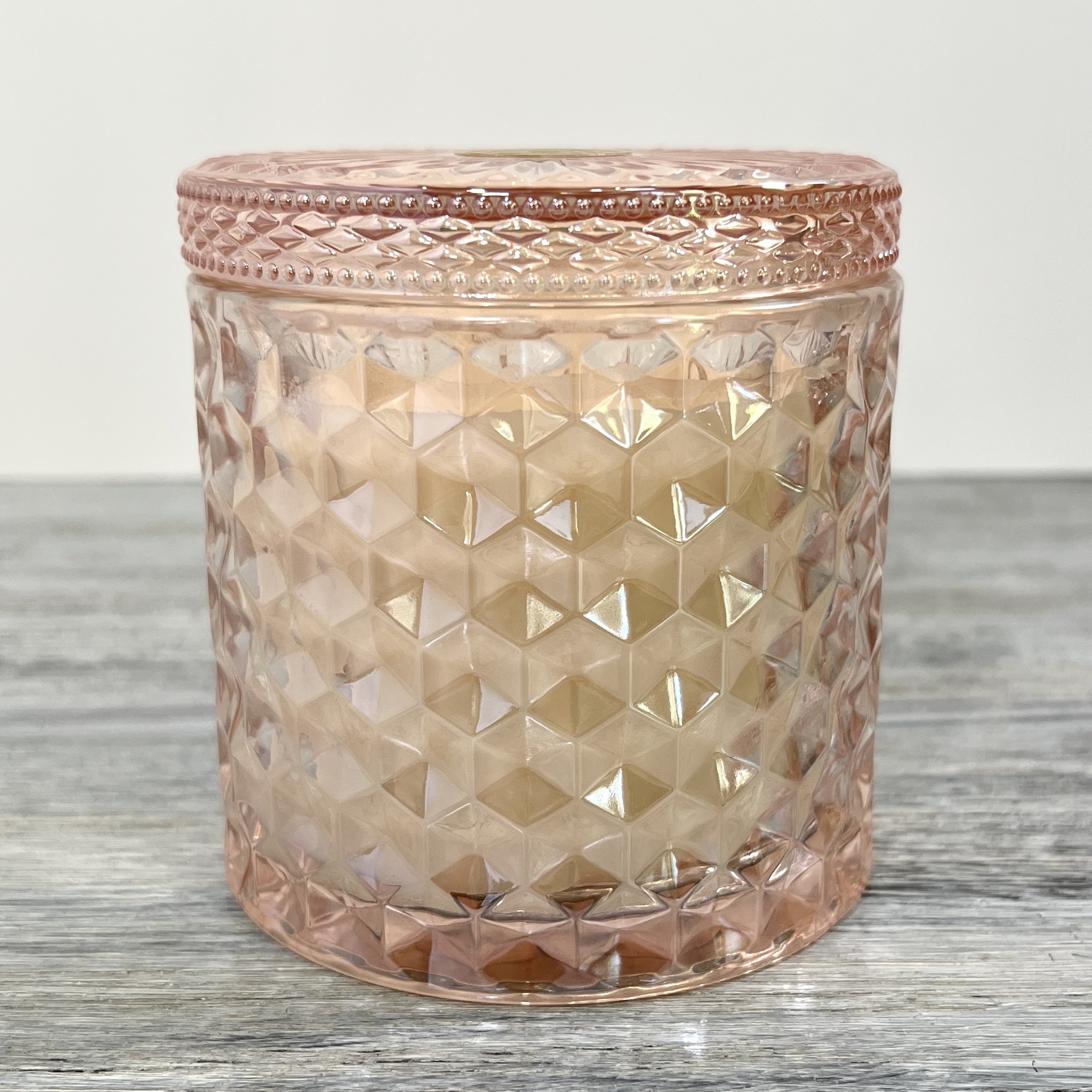 Front of The Soi Company Shimmer Candle for Bombay and Cedar Winter 2021 Lifestyle Box