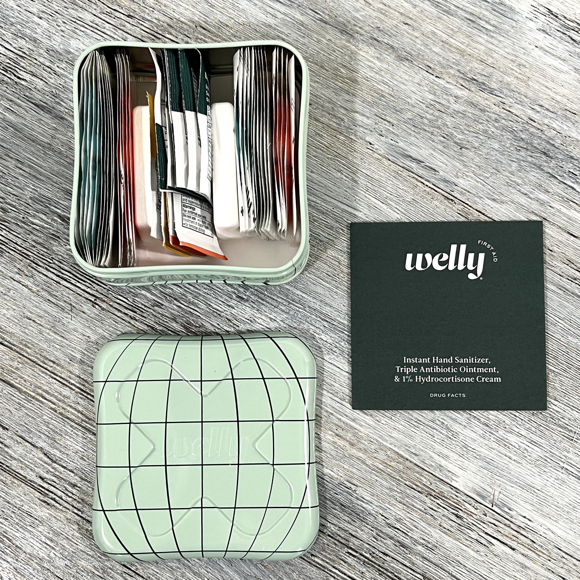 Open Shot of Welly Human Repair Kit for Bombay and Cedar Winter 2021 Lifestyle Box