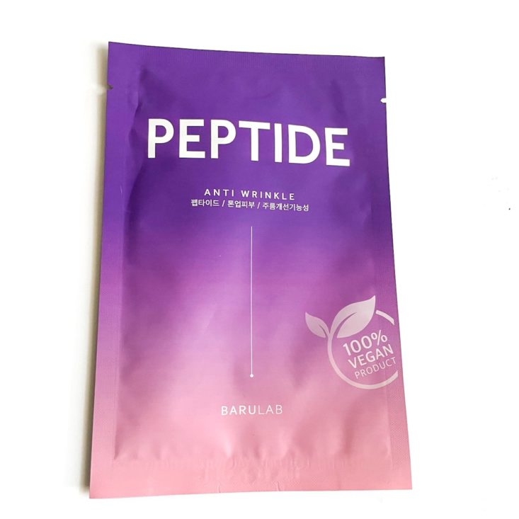 purple to pink ombre sheet mask