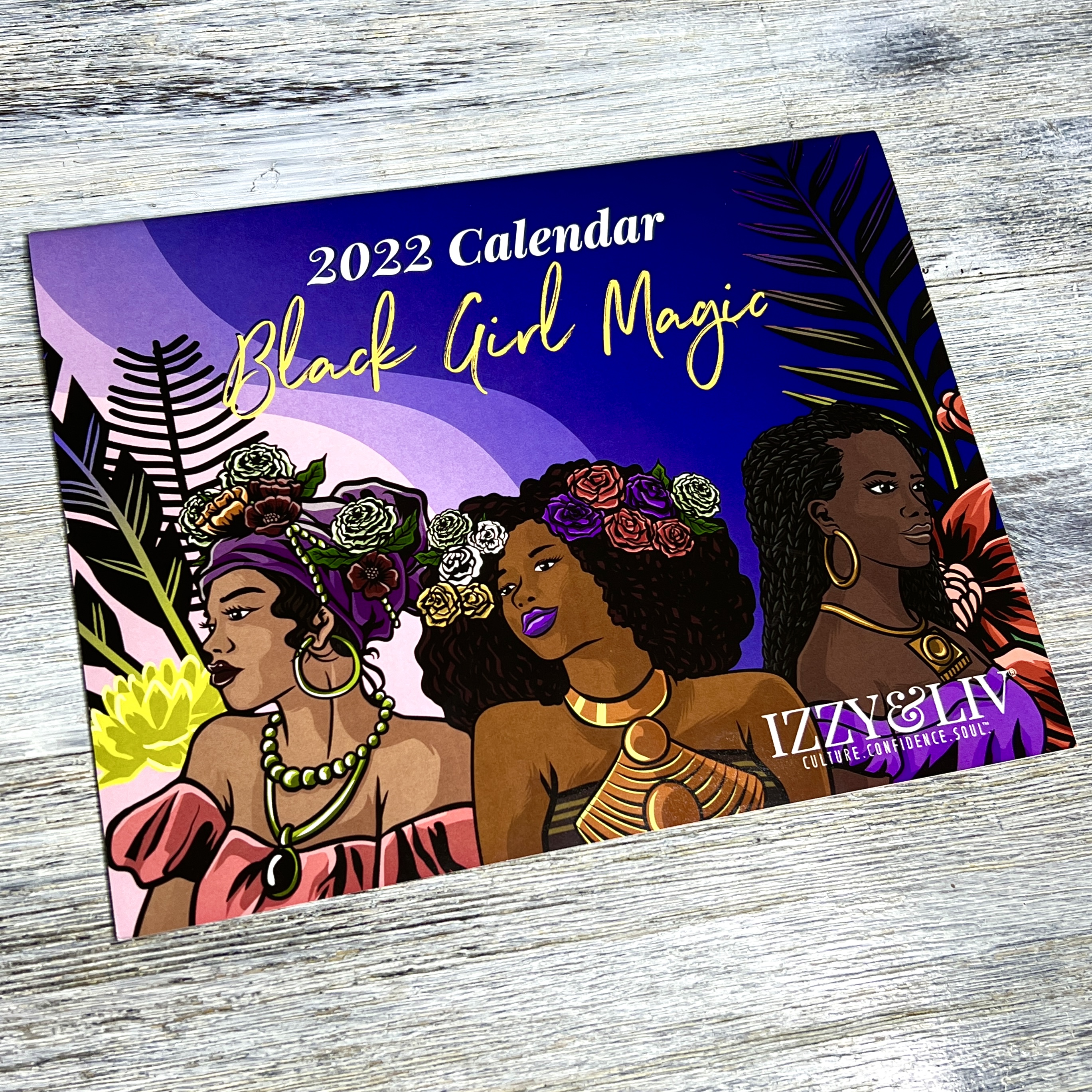 Front of Wall Calendar for Brown Sugar Box December 2021