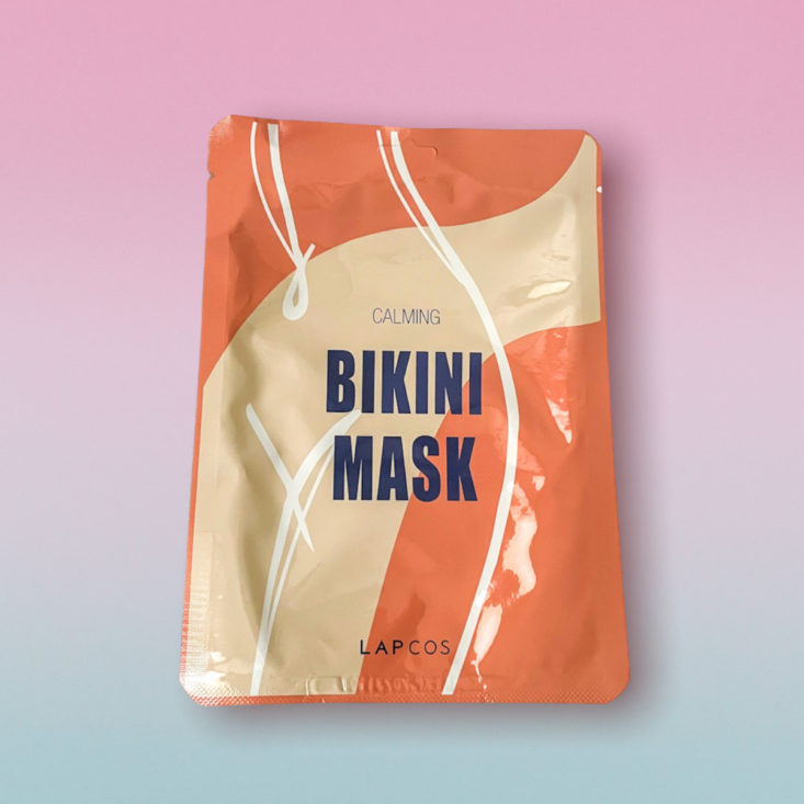 tan and coral sheet mask