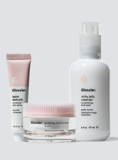 Glossier Deal – Save $15 On The 3-Step Skincare Routine: Dry Skin