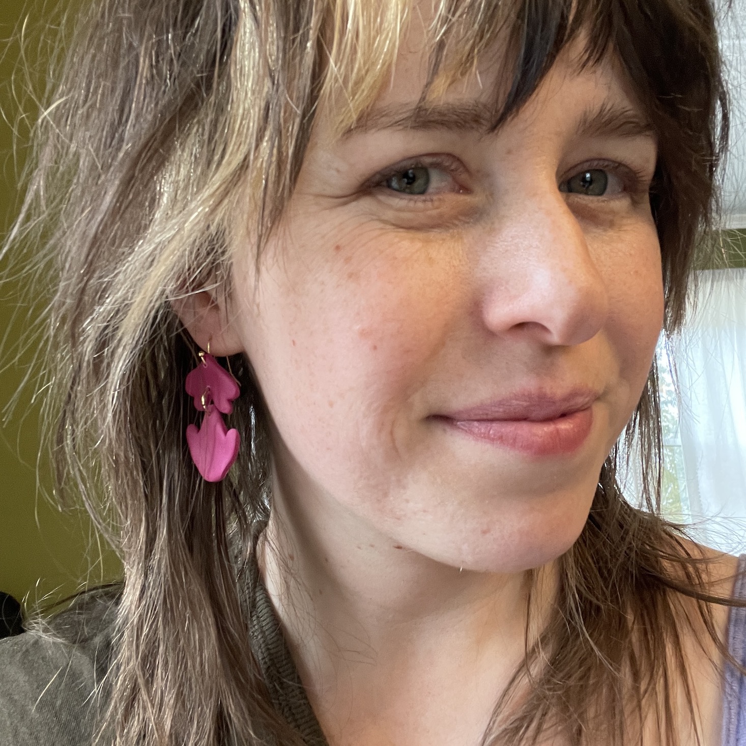 Earrings from Moms + Babes box Winter 2022