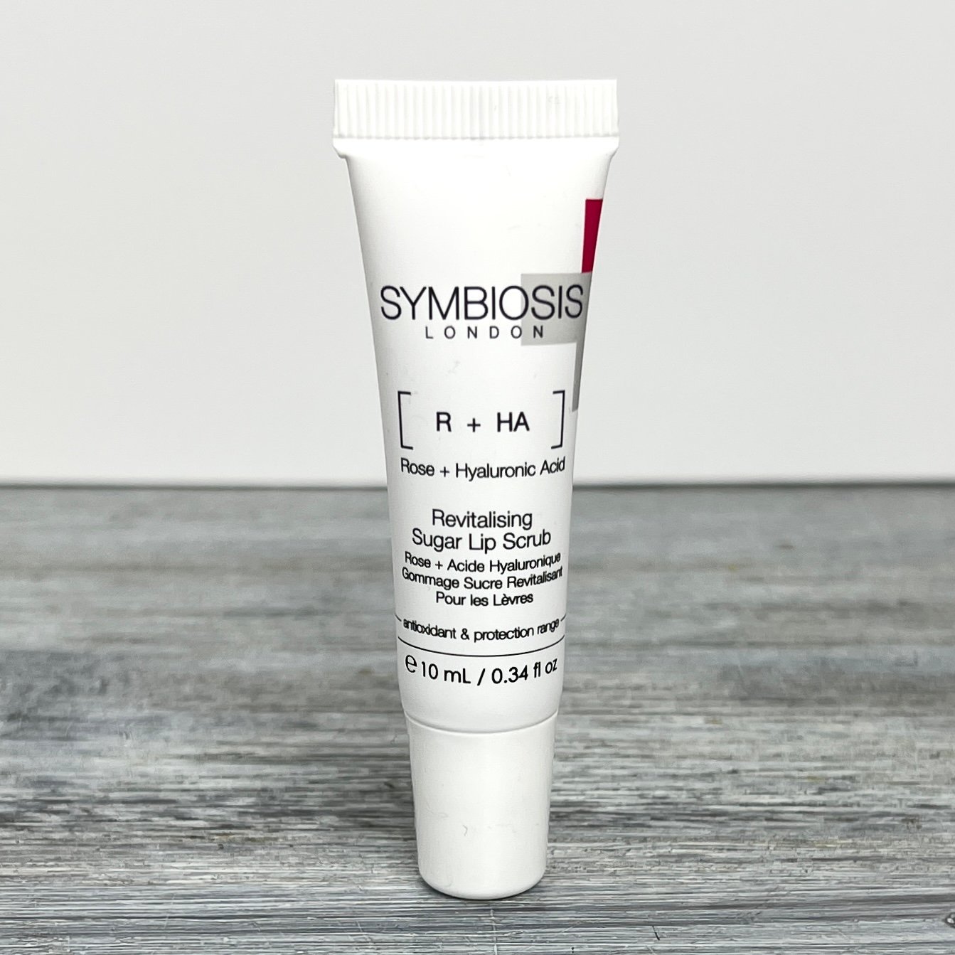 Front of Symbiosis Sugar Lip Scrub for Bombay and Cedar Lifestyle Box Fall 2021