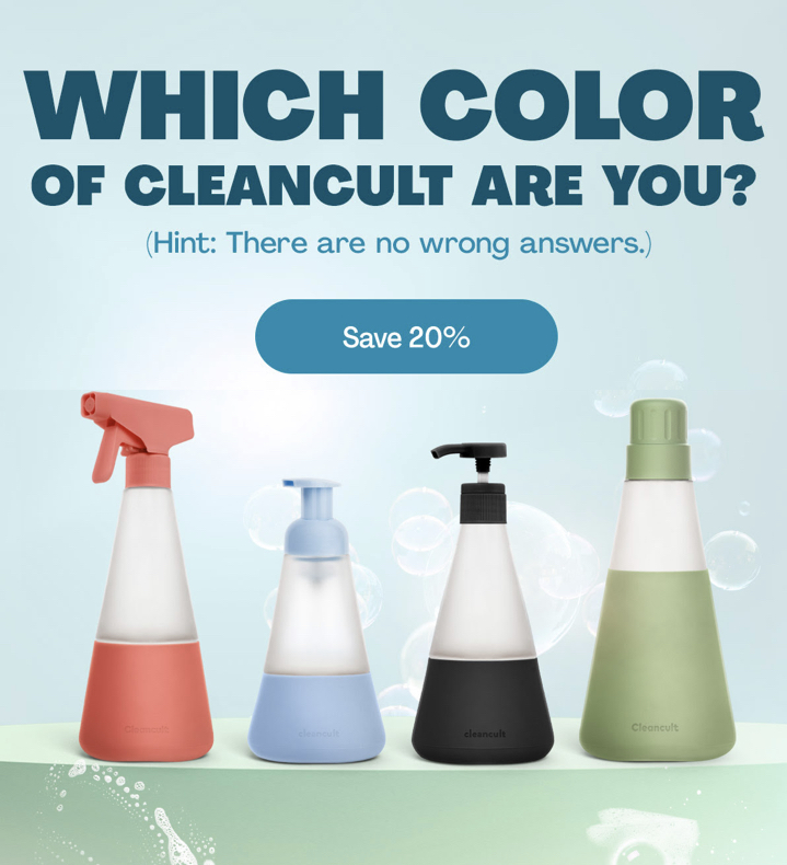 Cleancult Coupon: Get 20% Off All Glass Bottles