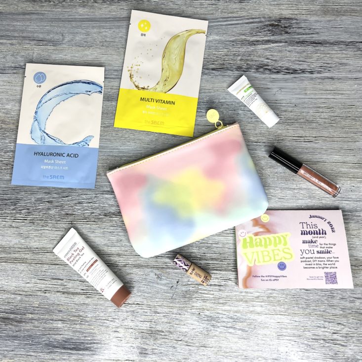 Full Contents for Ipsy Glam Bag January 2022