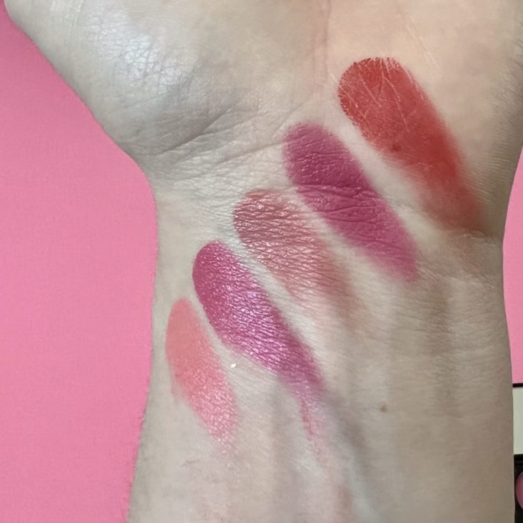 lipstick palette swatches