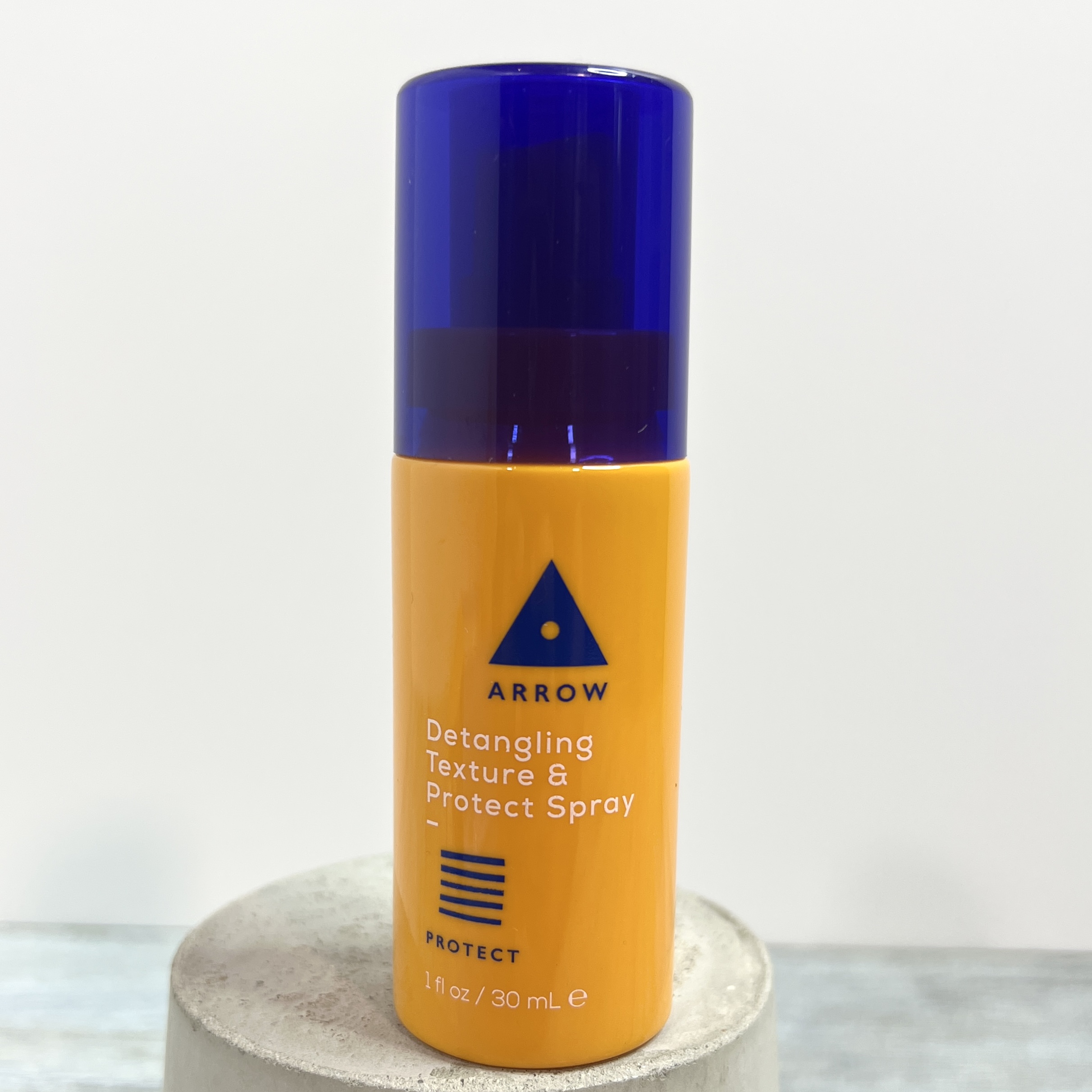 Front of Arrow Detangling Texture and Protect Spray for Birchbox January 2022