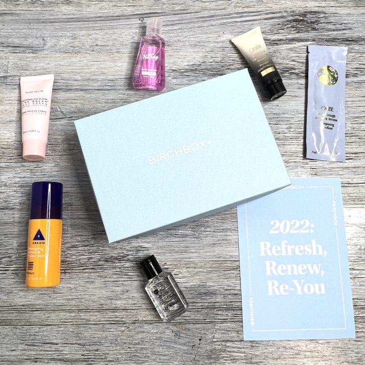 Full Contents for Birchbox January 2022