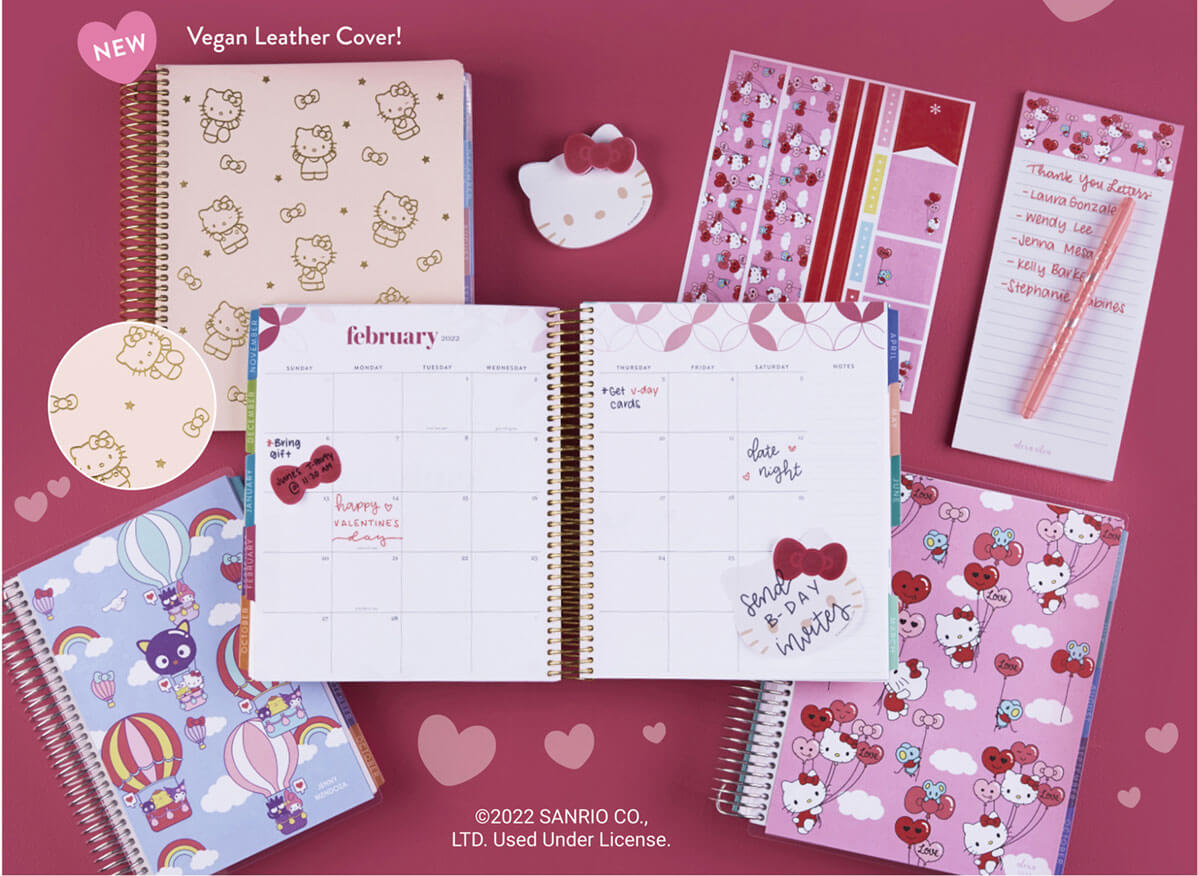 Erin Condren Deal: Introducing New Hello Kitty Collection + 15% OFF 4+ Accessories