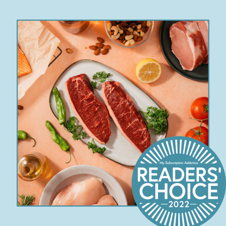 Butcher Box example meat, winner of the best meat subscription box category.