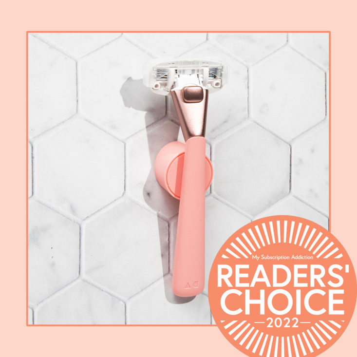 Athena Club razor example, winner of the best razor subscription category.