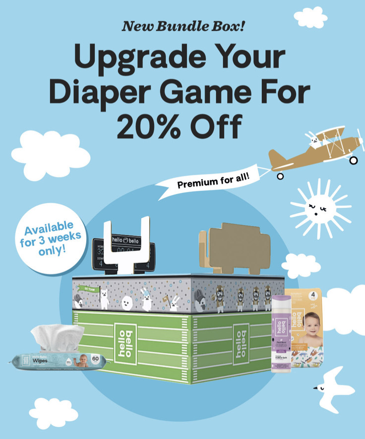 Hello Bello Coupon: Upgrade Your Diaper Game for 20% Off