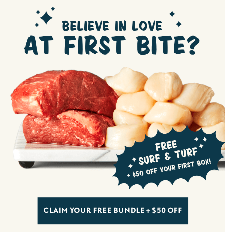 Good Chop Valentine’s Sale: Free Surf & Turf + $50 Off With Your First Box!