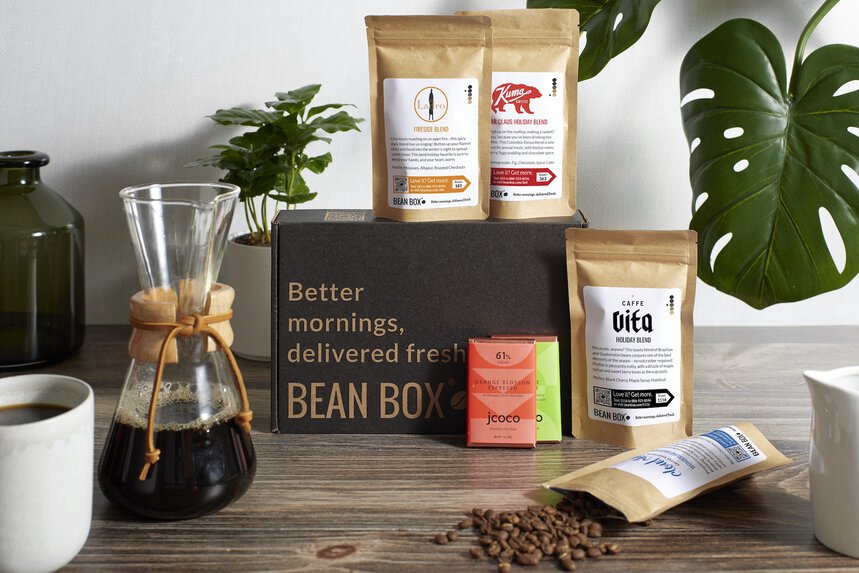 Bean Box Coupon Get FREE Winter Coffee Sampler With Any New