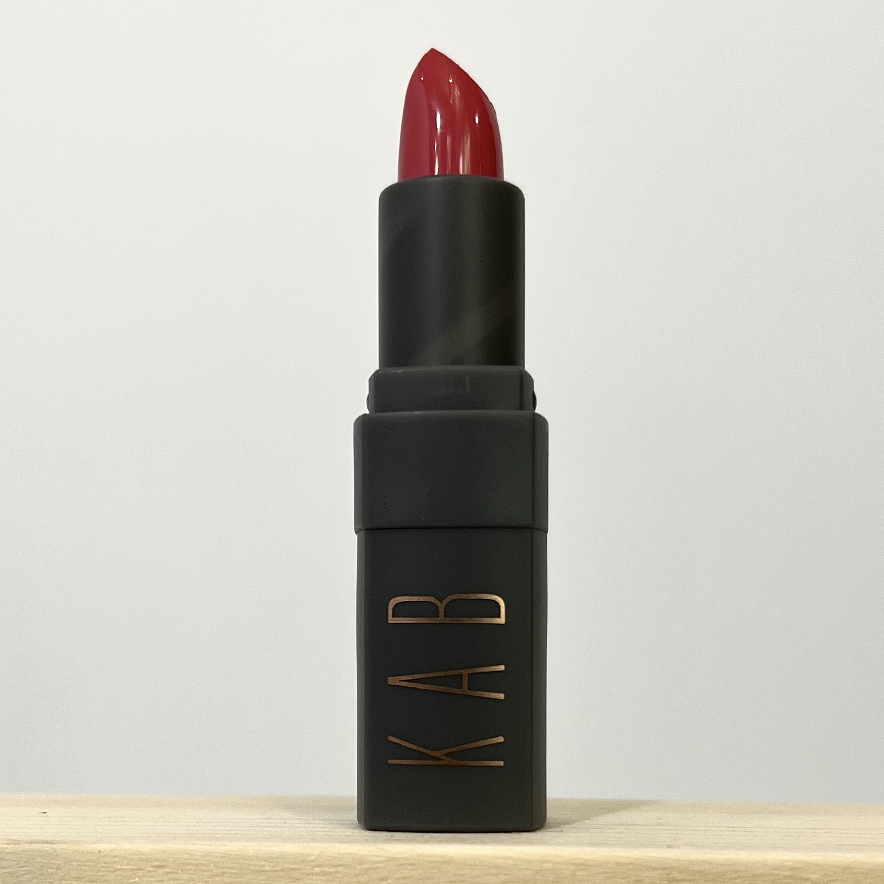 Open Shot of KAB Cosmetics Sweetheart Lipstick for GlossyBox February 2022