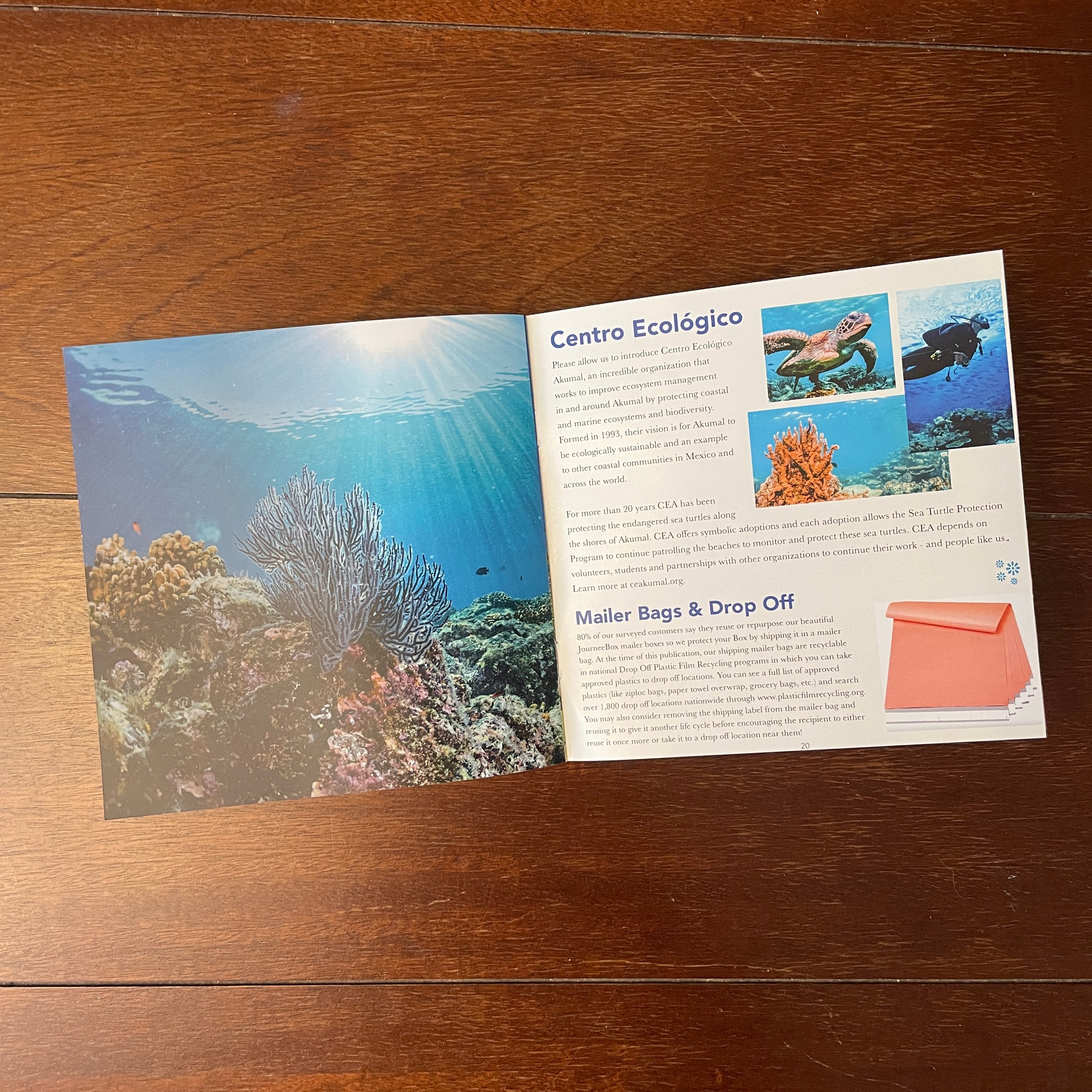 JourneeBox Riviera Maya booklet