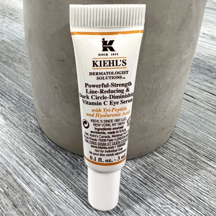 Front of Kiehl's Vitamin C Eye Serum for Birchbox February 2022