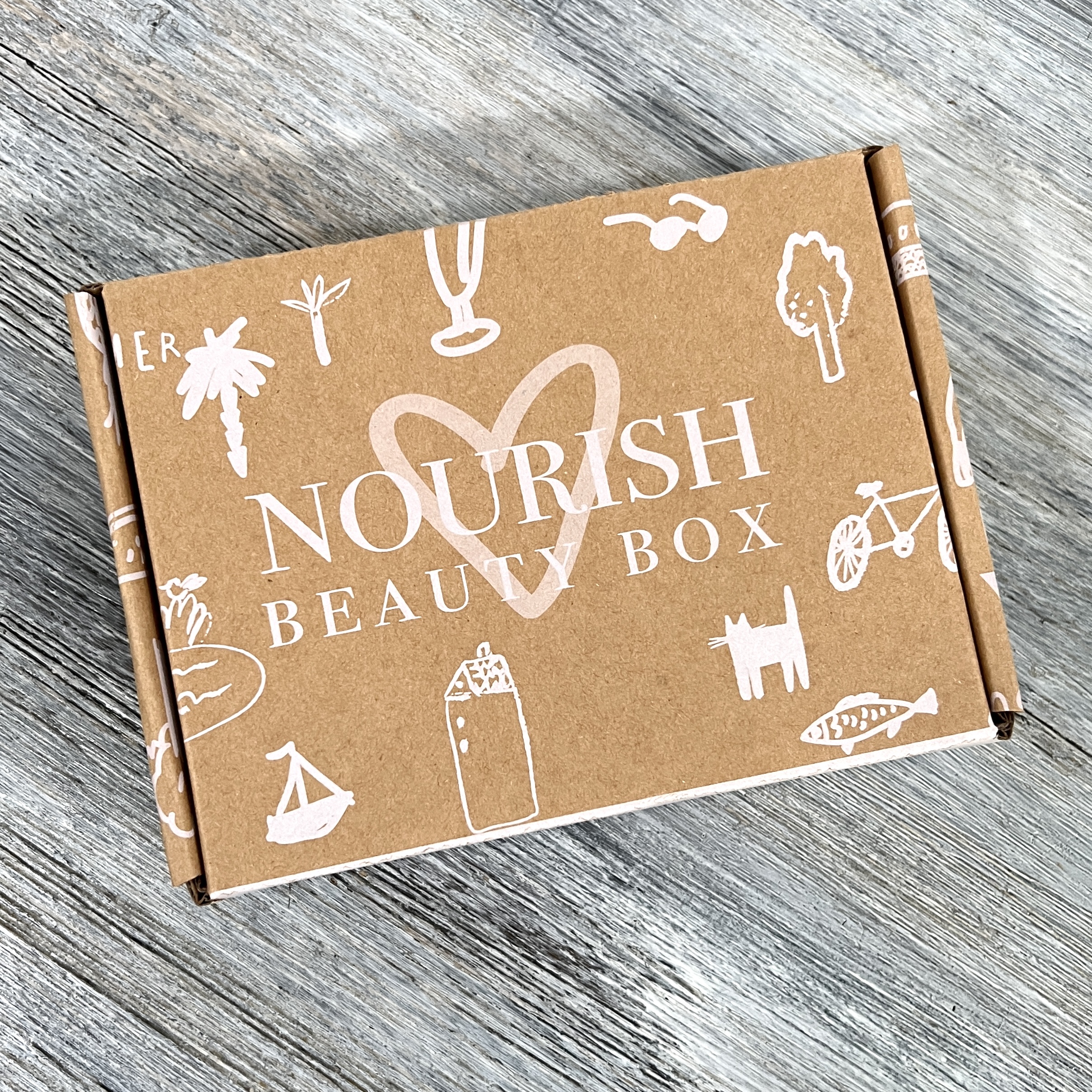 Box for Nourish Beauty Box March 2022