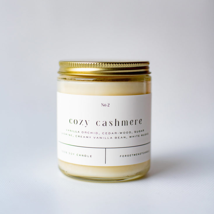 cozy cashmere candle