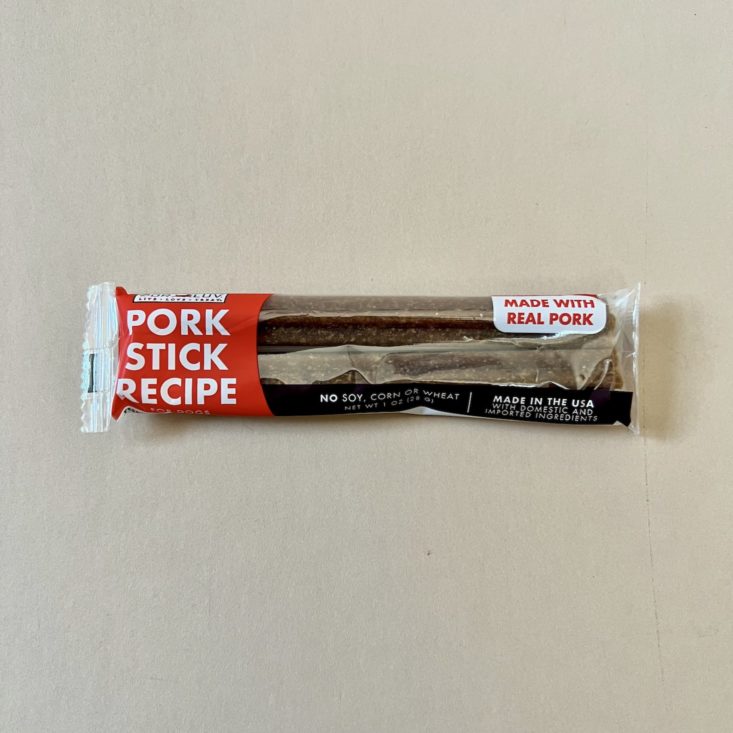 pork stick. chew
