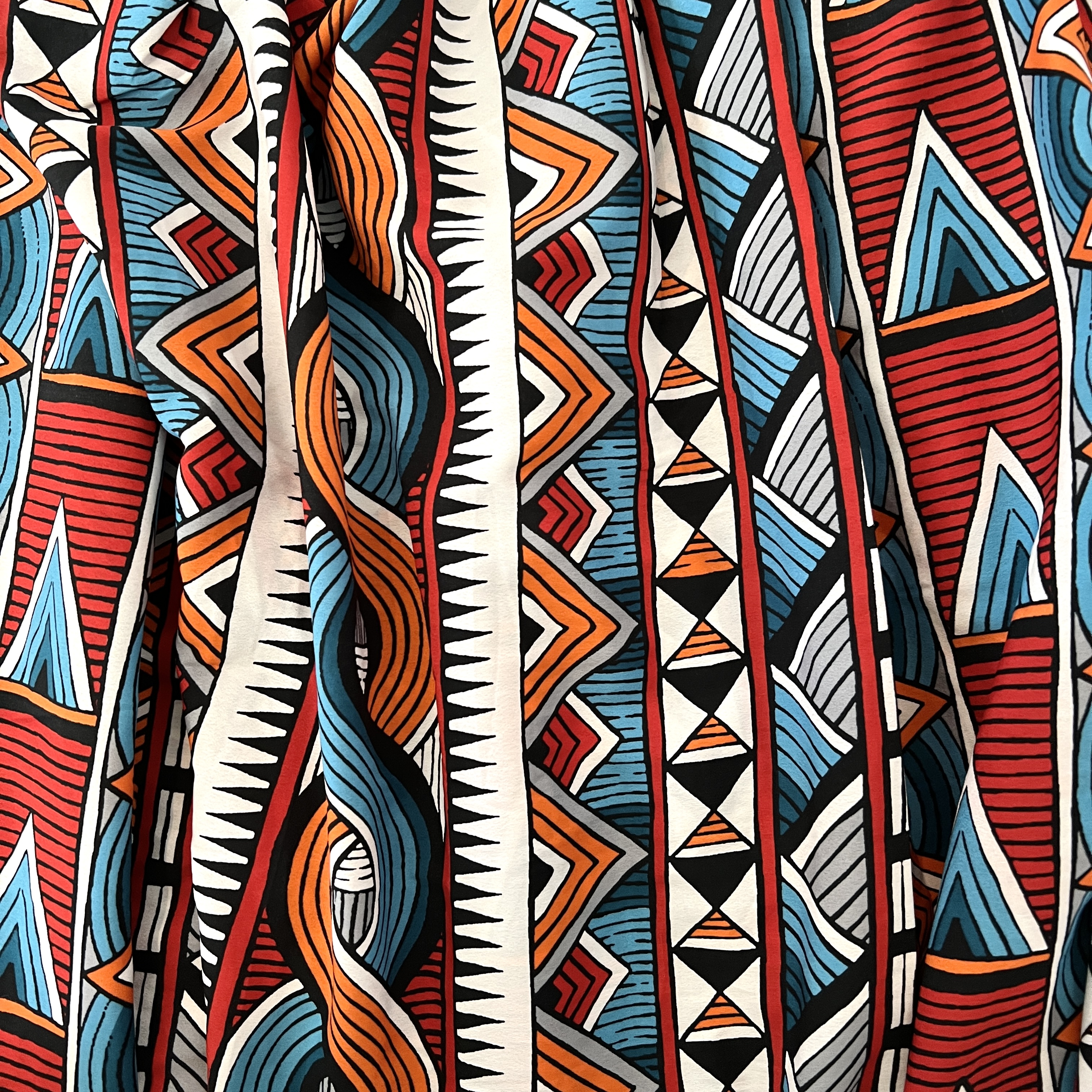 Closeup of African Wrap Skirt for Brown Sugar Box February 2022