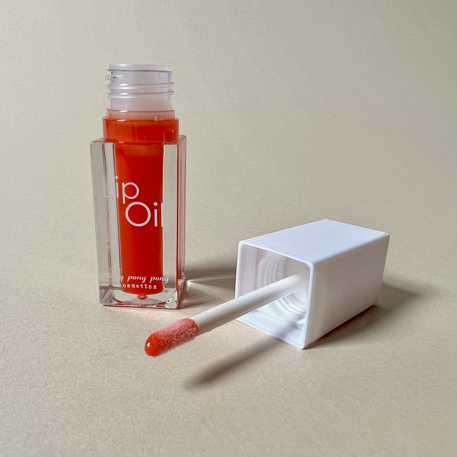 orangey lip oil