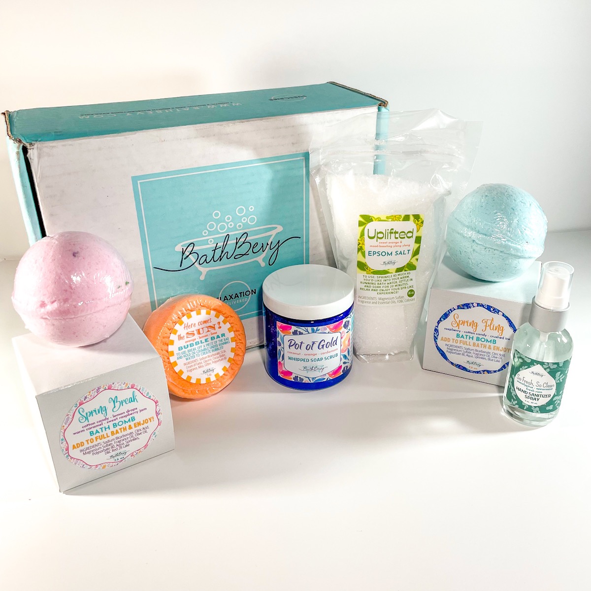 BATH BOMBS + BUBBLES MYSTERY BOXES – Bath Bevy