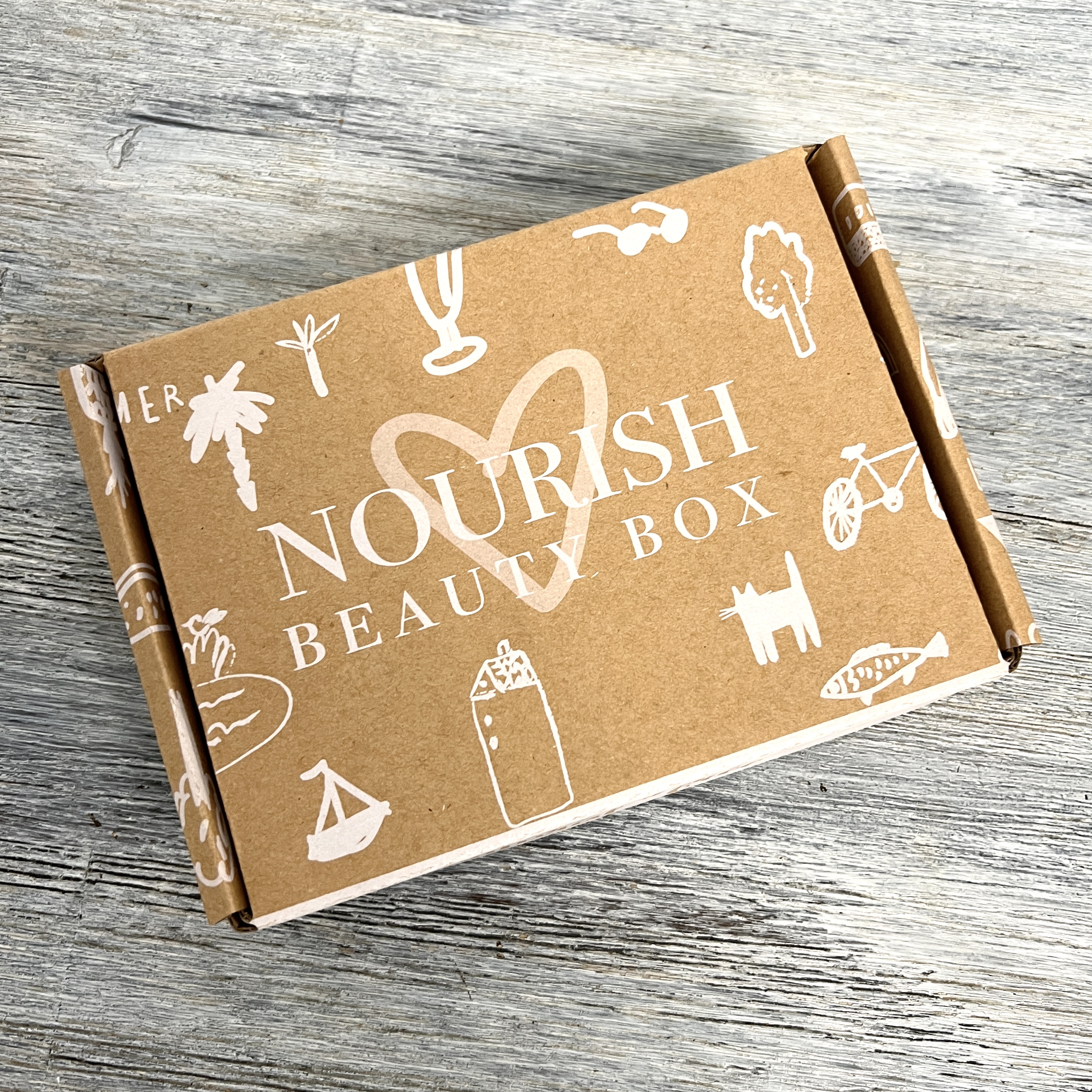 Box for Nourish Beauty Box April 2022