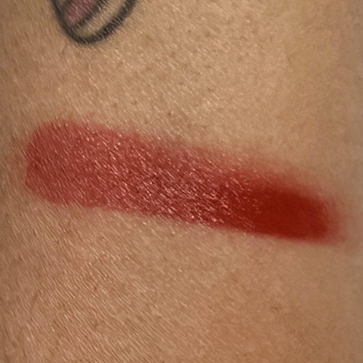 Swatch of Nourish Naturals Creamy Vegan Stain for Nourish Beauty Box April 2022