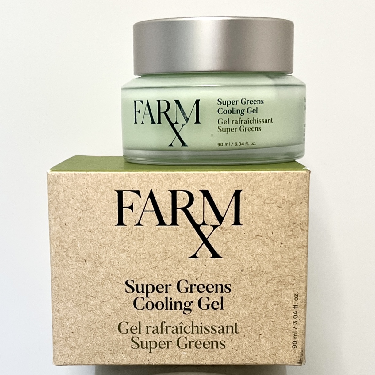 Front of Farm RX Super Greens Cooling Gel for Glossybox March 2022