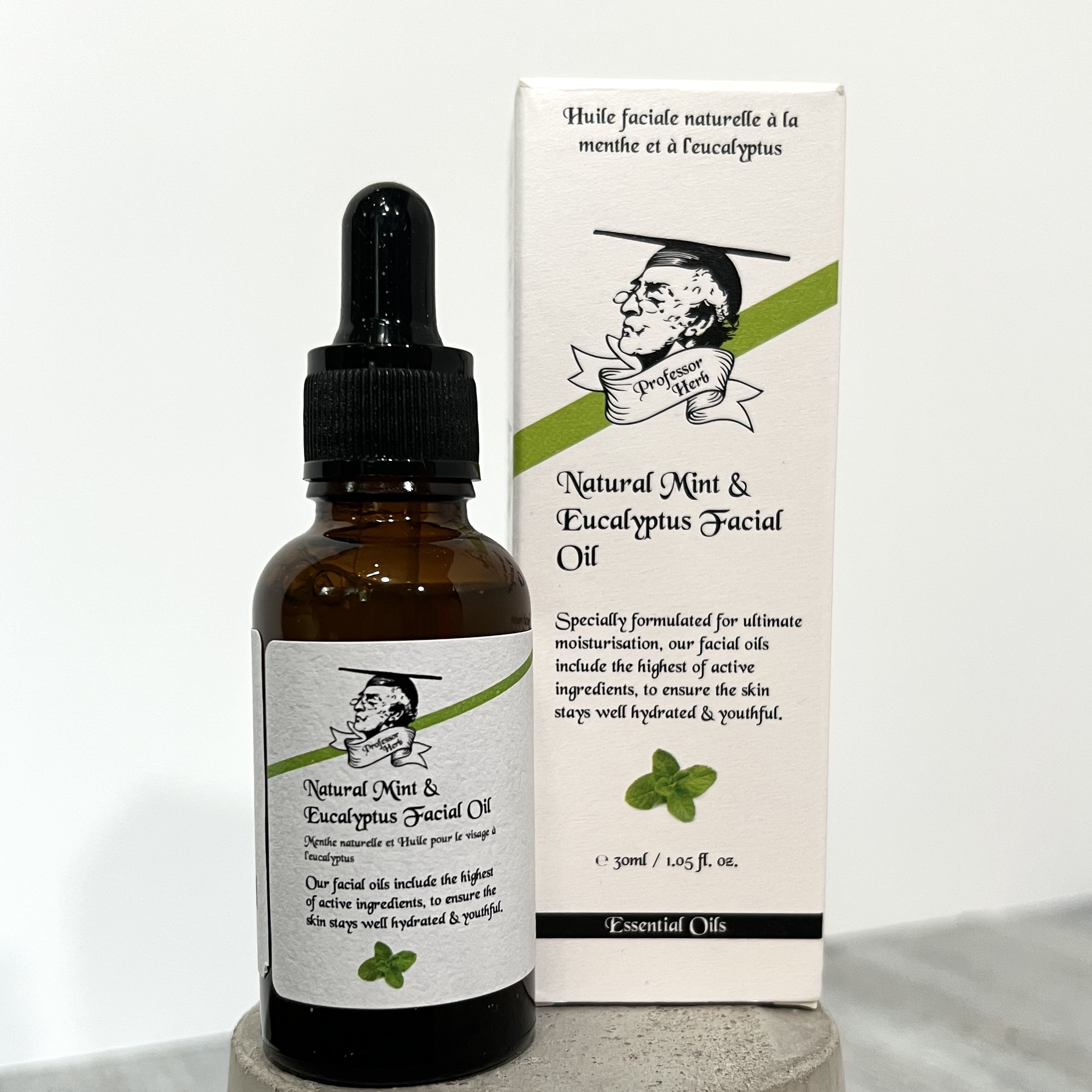 Front of Professor Herb Facial Oil for Bombay and Cedar The Beauty Box February 2022