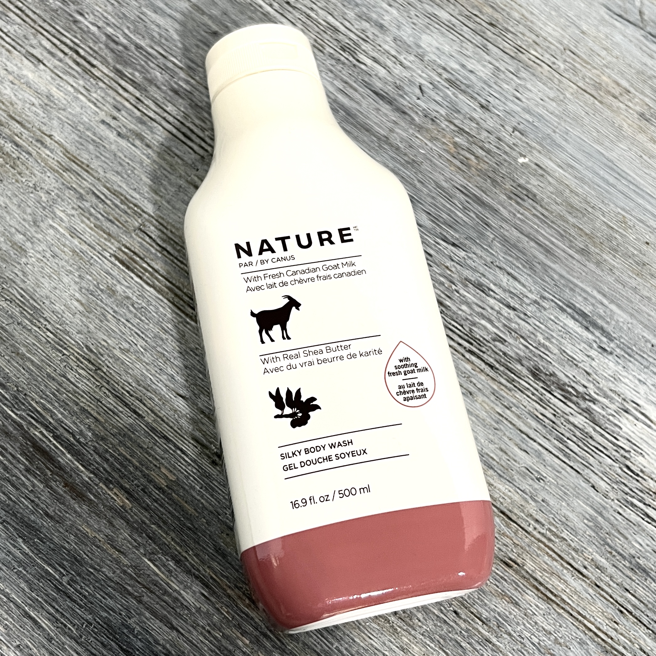 Nature by Canus Shea Butter Body Wash with Fresh Goat's Milk 16.9 fl. oz