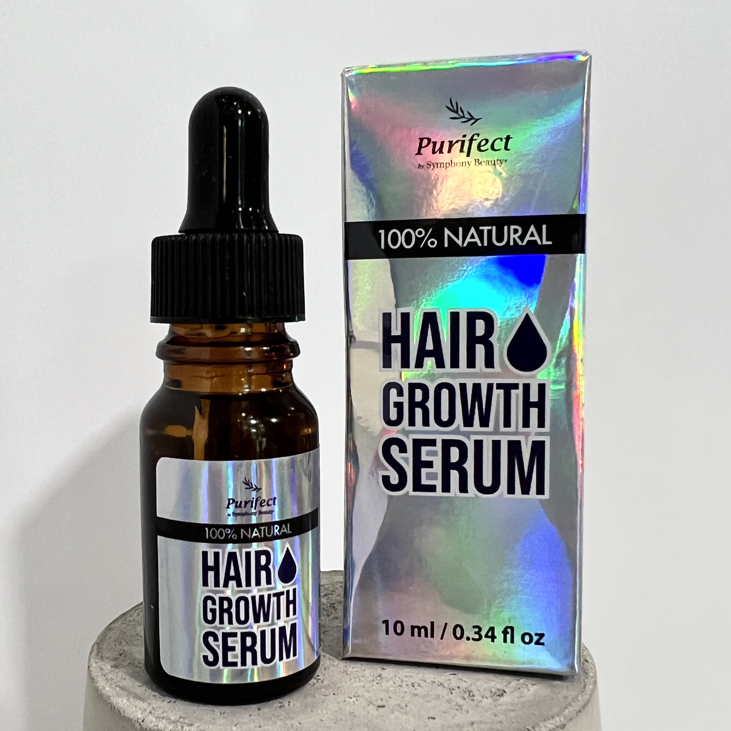 Front of Purifect Hair Growth Serum for Cocotique March 2022