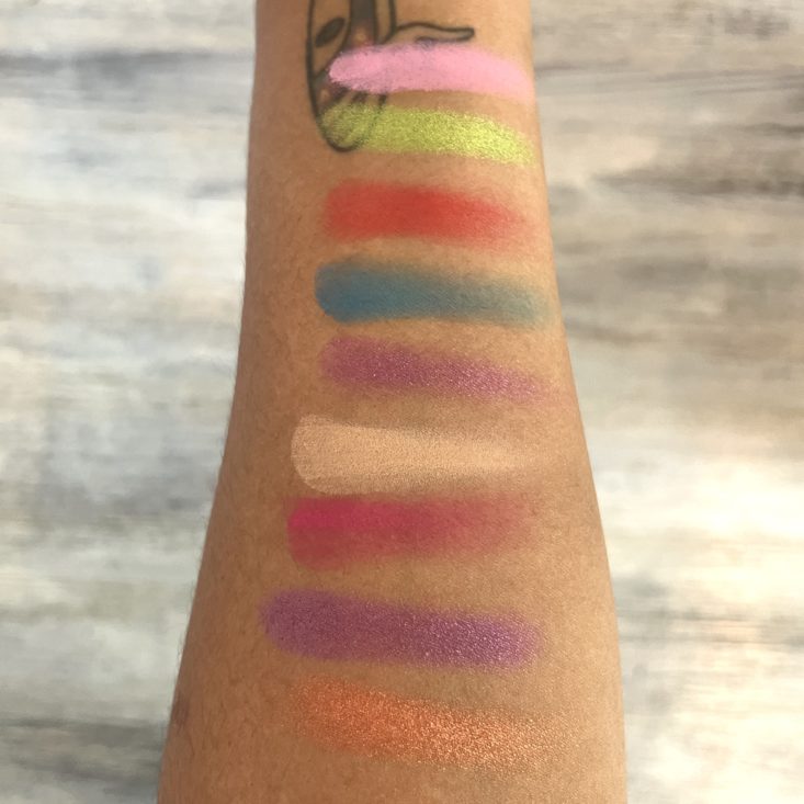 Swatches of Mavia Take Me to Tokyo for The Beauty Box by Bombay and Cedar March 2022