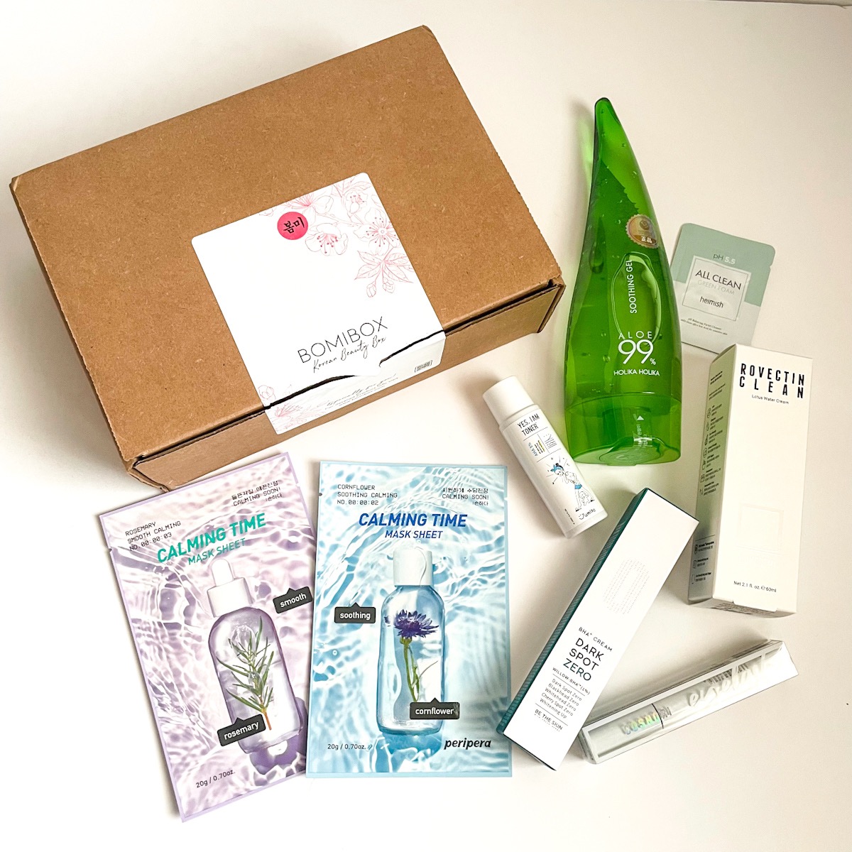 BomiBox K-Beauty Subscription Box “Clean April Rain” Review