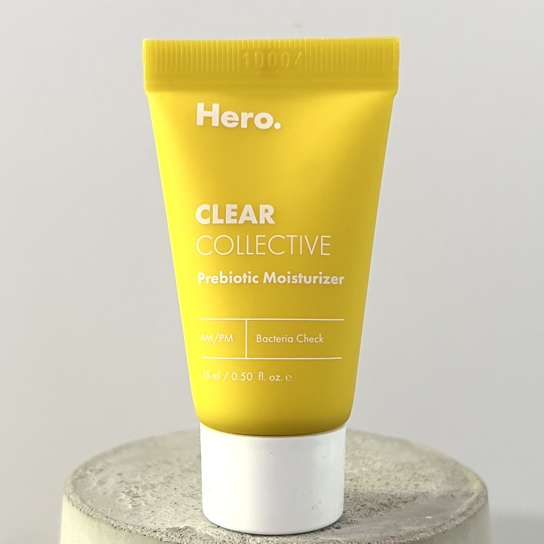 Front of Hero Cosmetics Prebiotic Moisturizer for Birchbox April 2022