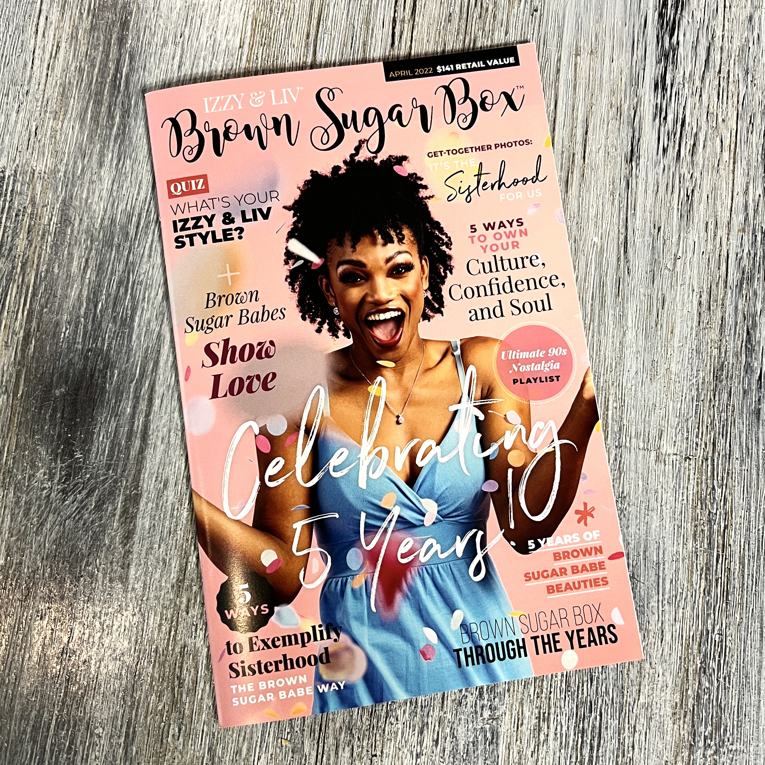 Front of Book for Brown Sugar Box April 2022