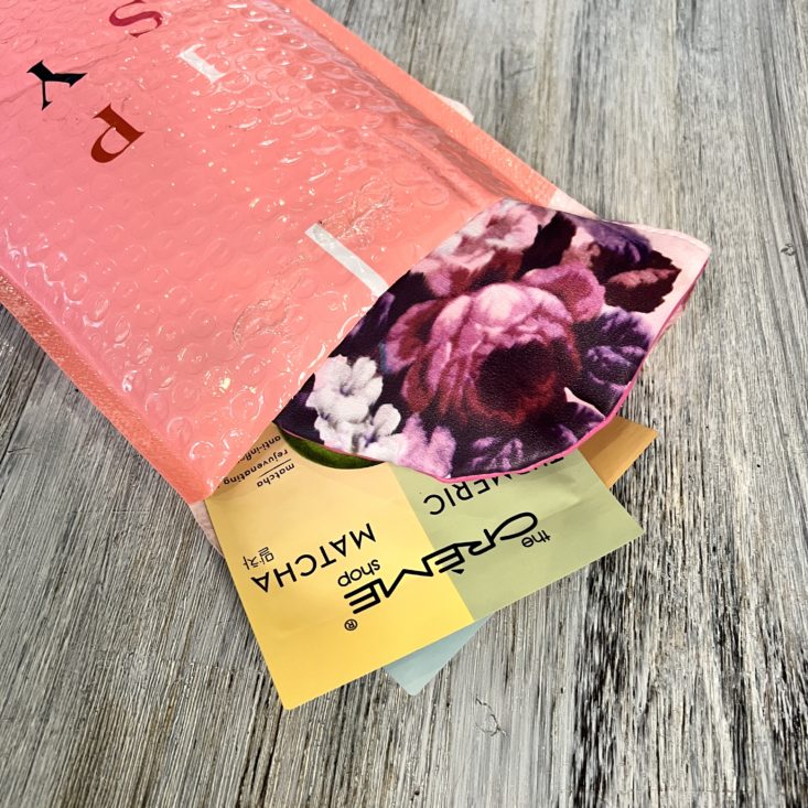 Open Shot of Envelope for Ipsy Glam Bag May 2022
